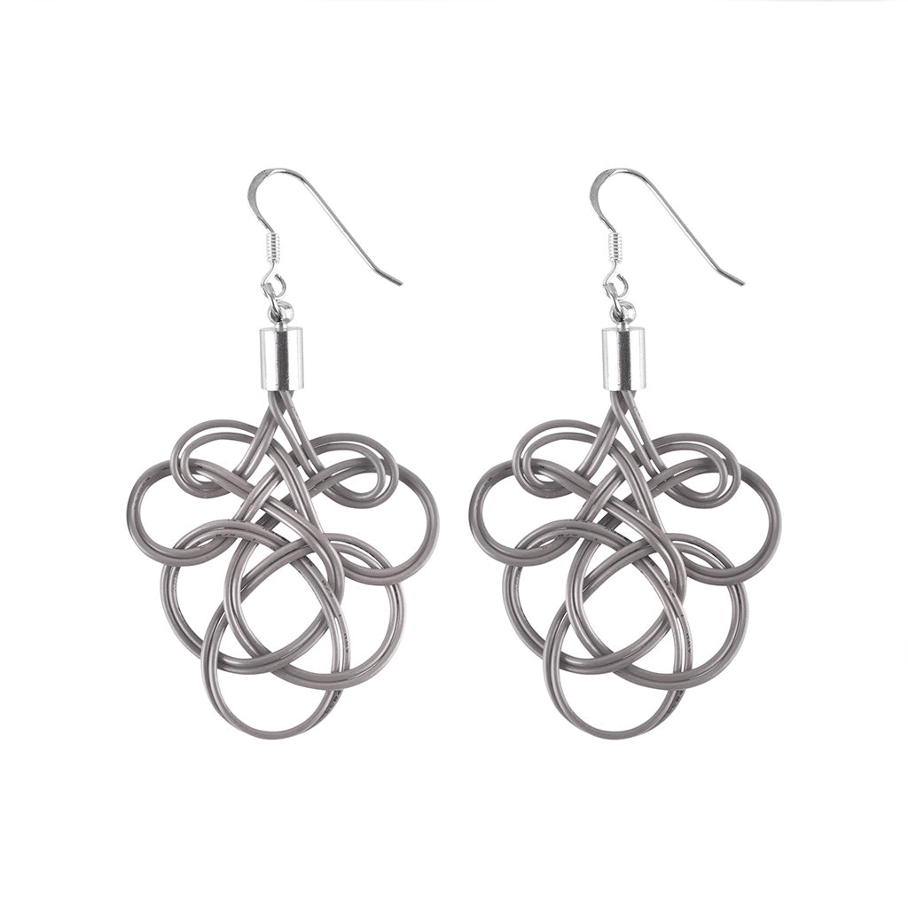 Flamenco Upcycled Electrical Wire Earrings (5 Colours Available)-8