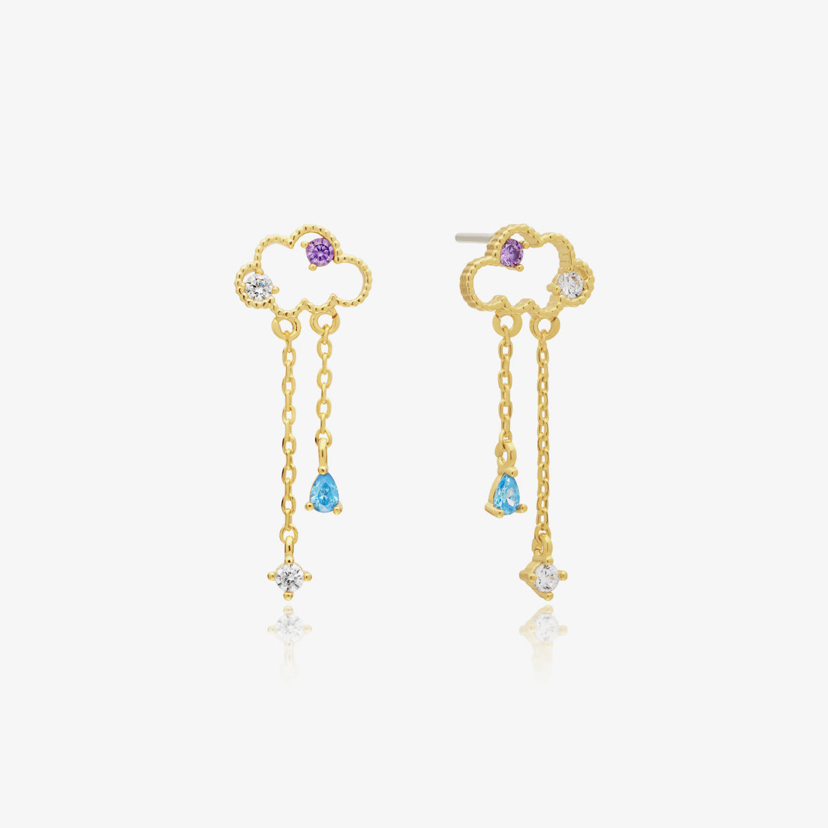 Cloud drop earrings-0