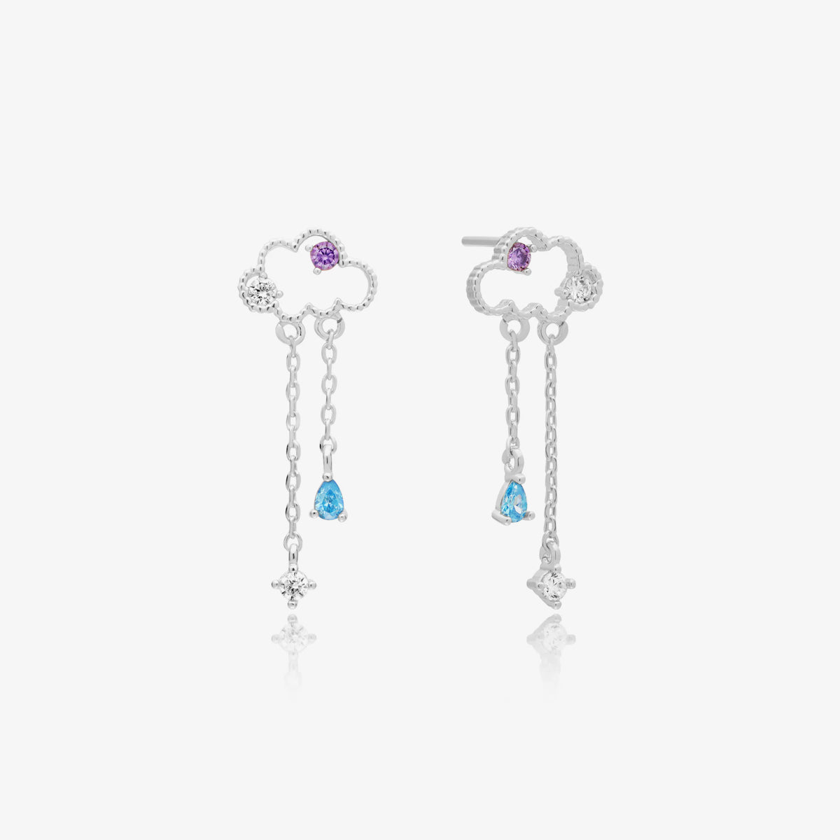 Cloud drop earrings-5